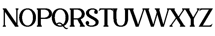 Dayface Font UPPERCASE