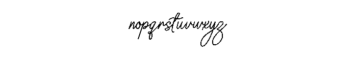 Dayfully Font LOWERCASE
