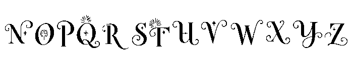 Dazzle_Dawn Font UPPERCASE