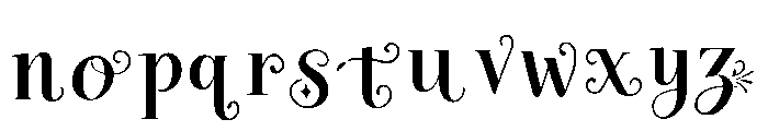 Dazzle_Dawn Font LOWERCASE
