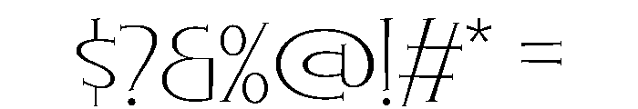 Dazzle Unique Regular Font OTHER CHARS