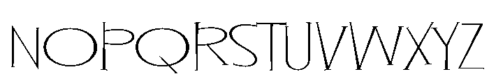 Dazzle Unique Regular Font UPPERCASE