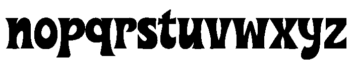Dazzora Font LOWERCASE