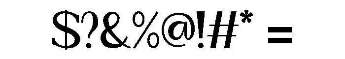daphinci-Regular Font OTHER CHARS