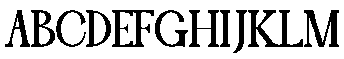 daphinci-Regular Font UPPERCASE