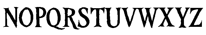 dark Bloods Regular Font UPPERCASE