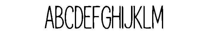 date Font UPPERCASE
