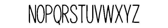 date Font UPPERCASE