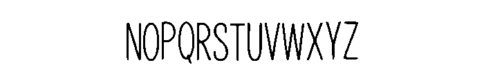 date Font LOWERCASE