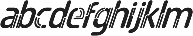 DAESANGSPACE-Italic otf (400) Font LOWERCASE
