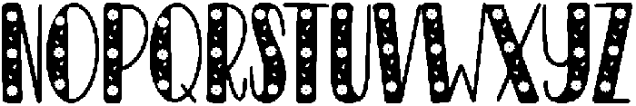 DAISY Regular otf (400) Font UPPERCASE