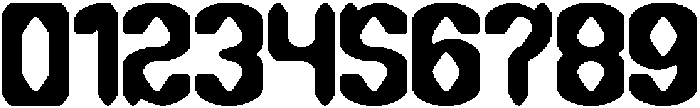 DARK GOTHIC Bold otf (700) Font OTHER CHARS