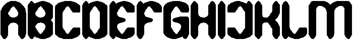 DARK GOTHIC Bold otf (700) Font UPPERCASE