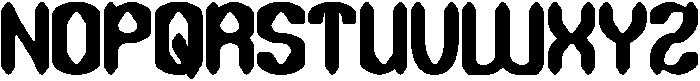 DARK GOTHIC Bold otf (700) Font UPPERCASE