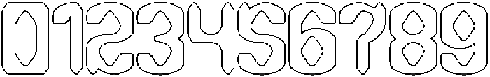 DARK GOTHIC-Hollow otf (400) Font OTHER CHARS