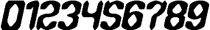 DARK GOTHIC Italic otf (400) Font OTHER CHARS