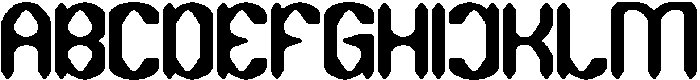 DARK GOTHIC-Light otf (300) Font UPPERCASE