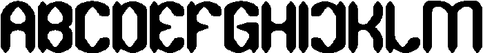 DARK GOTHIC otf (400) Font UPPERCASE