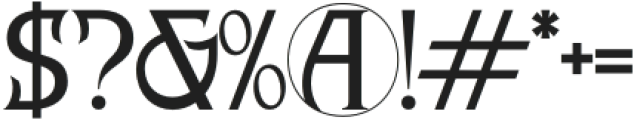 DARKCHARIS-Regular otf (400) Font OTHER CHARS