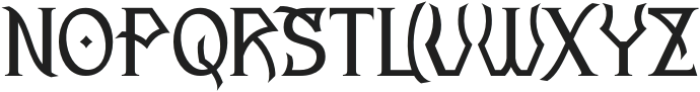 DARKCHARIS-Regular otf (400) Font LOWERCASE
