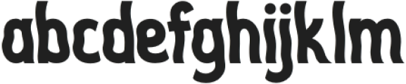 DAZHER-Regular otf (400) Font LOWERCASE