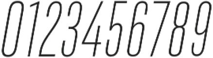 DaBronx Sans Extra Light Italic otf (200) Font OTHER CHARS