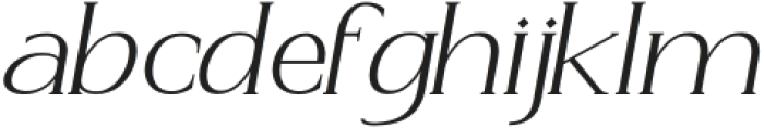 DaRH Italic-Font family Regular otf (400) Font LOWERCASE