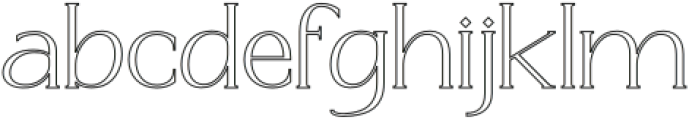 DaRh-regular-Outline Font family Regular otf (400) Font LOWERCASE