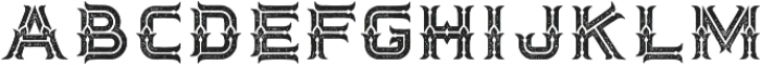 Dacota Typeface Rough ttf (400) Font LOWERCASE