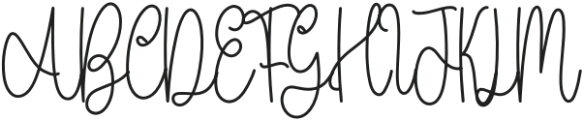 Daddy Bee Regular otf (400) Font UPPERCASE