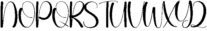 Daddy Christian Regular otf (400) Font UPPERCASE