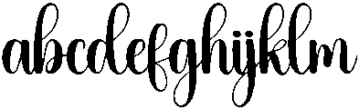 Daddy Christian Regular otf (400) Font LOWERCASE