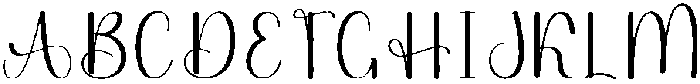 Daddy Heart Regular otf (400) Font UPPERCASE