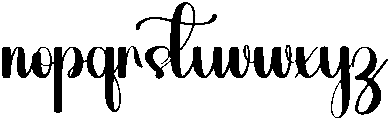 Daddy Regular otf (400) Font LOWERCASE
