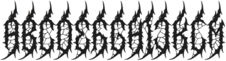 Daemonize Evils otf (400) Font LOWERCASE