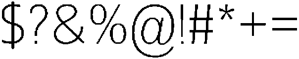 Dafe Ranst Thin otf (100) Font OTHER CHARS
