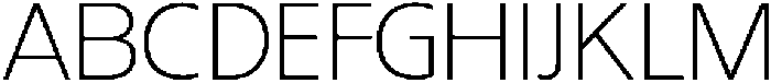 Dafe Ranst Thin otf (100) Font UPPERCASE