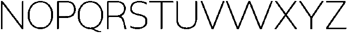 Dafe Ranst Thin otf (100) Font UPPERCASE