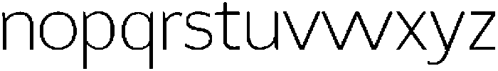 Dafe Ranst Thin otf (100) Font LOWERCASE