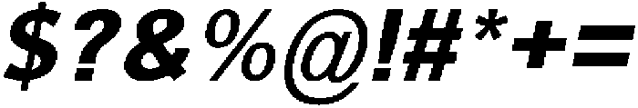 DafeRanst-BoldItalic otf (700) Font OTHER CHARS