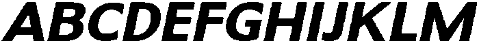 DafeRanst-BoldItalic otf (700) Font UPPERCASE