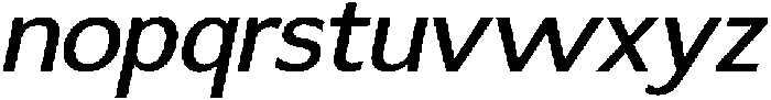 DafeRanst-Italic otf (400) Font LOWERCASE