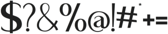 Dagonia Bold otf (700) Font OTHER CHARS