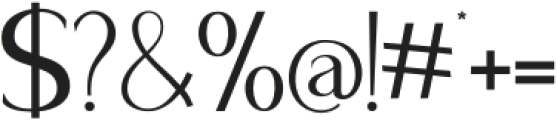 Dagonia Medium otf (500) Font OTHER CHARS