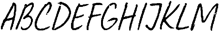 Dahlia Blues Regular otf (400) Font UPPERCASE