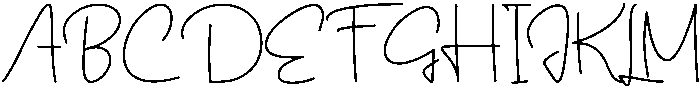 Dahlia Calligraphy Regular otf (400) Font UPPERCASE
