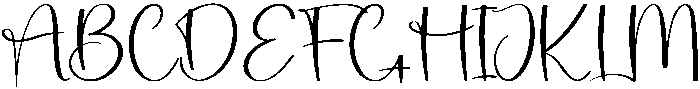 Dahlia Regular otf (400) Font UPPERCASE