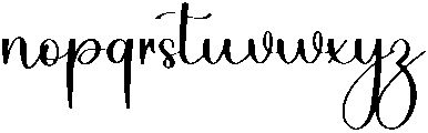 Dahlia Regular otf (400) Font LOWERCASE