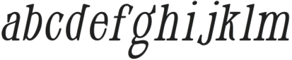 Dahliana-BoldOblique otf (700) Font LOWERCASE