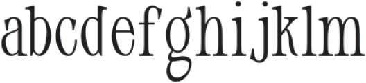 Dahliana-Regular otf (400) Font LOWERCASE